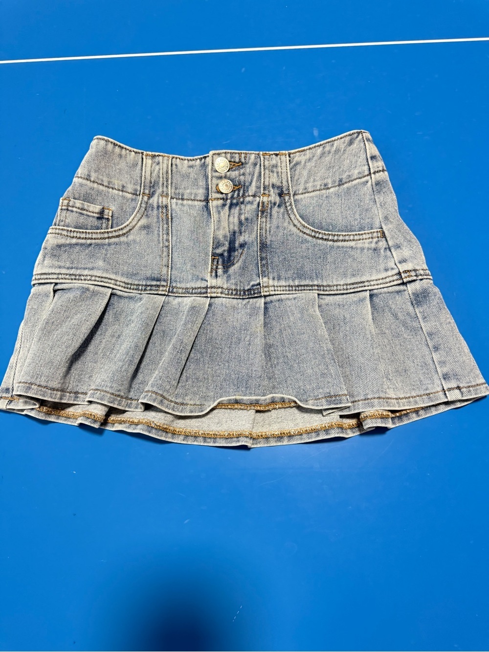 PacSun Light Blue Denim Mini Skirt. Size 23. Like New Condition.